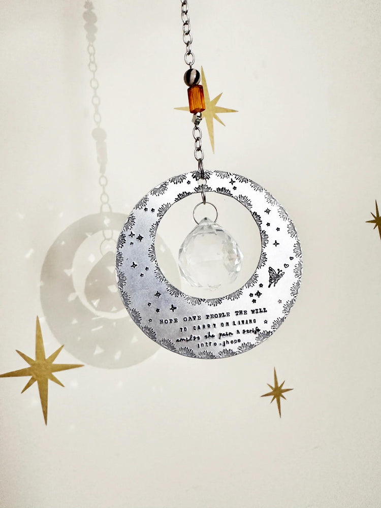 Hope On The Stage SunCatcher Merch JHope Hobi Hand Stamped BTS HOTS Hanging Crystal