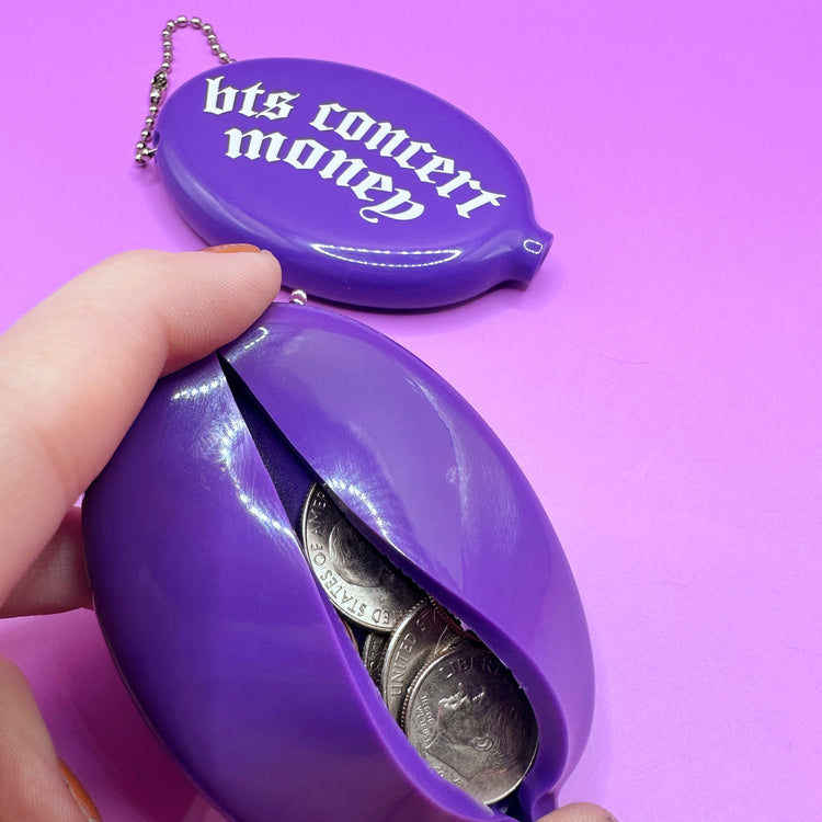 BTS Concert Money Squeeze Coin Pouch Keychain