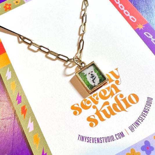 Pet Memorial Custom Photo Charm Necklace One Charm Choose Your Chain