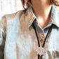 Jin Collection Bolo Tie When They Go Low We Go High Star