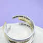 00:00 Zero O'Clock BTS Cuff Bracelet Aluminum Brass Hand Stamped