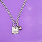BTS Necklace Like Animals Lyrics Necklace Spiky Heart