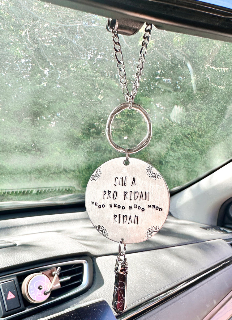 Bangtan Shit Car Charm Hand Stamped