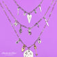 DIY Custom Charm Necklace Paperclip Chain Gold Or Silver