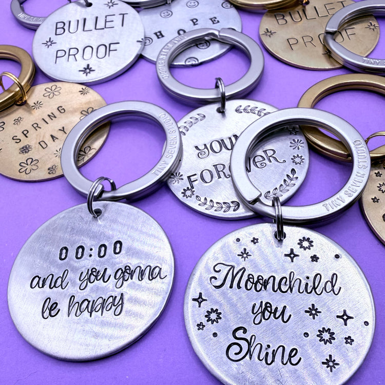 BTS 00:00 BTS Zero O'clock And You Gonna Be Happy Keychain ARMY Merch Gift