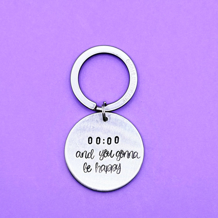BTS 00:00 BTS Zero O'clock And You Gonna Be Happy Keychain ARMY Merch Gift