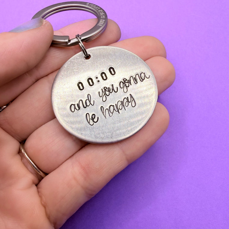 BTS 00:00 BTS Zero O'clock And You Gonna Be Happy Keychain ARMY Merch Gift