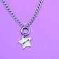 BTS Necklace Bangtan Sonyeondan Heart Chunky Hand Stamped Necklace 1