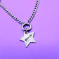 BTS Necklace Bangtan Sonyeondan Heart Chunky Hand Stamped Necklace 1