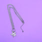 BTS Necklace Bangtan Sonyeondan Heart Chunky Hand Stamped Necklace 1