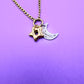 Moonchild Star Mixed Metal Charm Necklace BTS