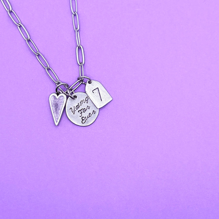 Young Forever Charm Necklace BTS Jewelry