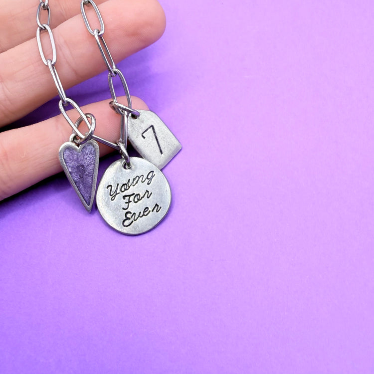 Young Forever Charm Necklace BTS Jewelry