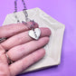 BTS ARMY Necklace Korean Finger Heart Necklace Paperclip Chain