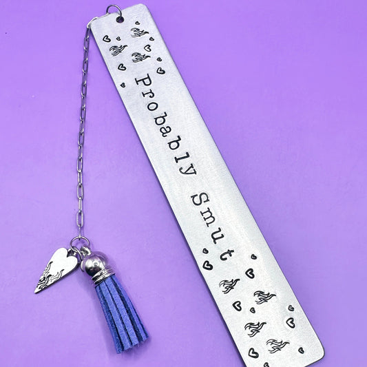 Probably Smut Hand Stamped Bookmark