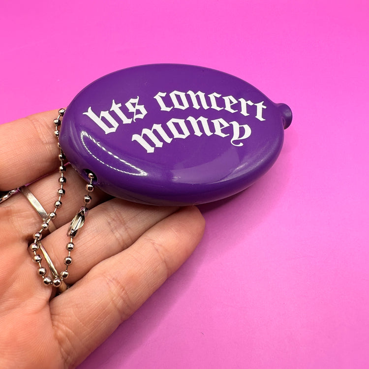 BTS Concert Money Squeeze Coin Pouch Keychain