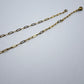 Hand Stamped Charm Necklace Moon Face Gold