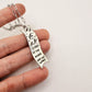 Listen To The Birds Not The News Silver Pewter Charm Necklace Hand Stamped