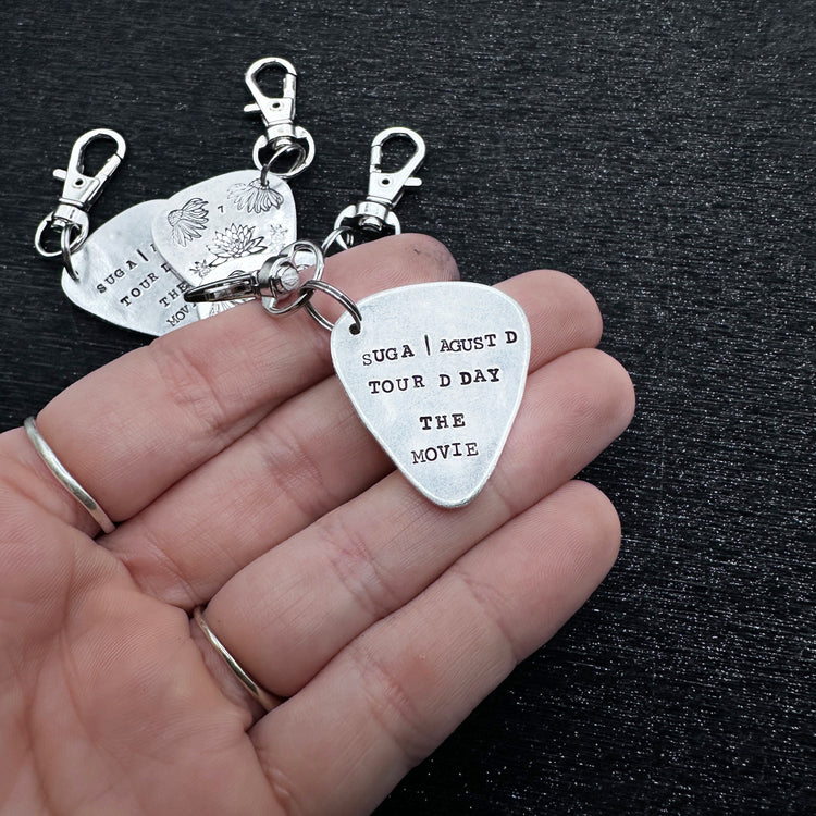 Agust D Pick Tour Location Keychain