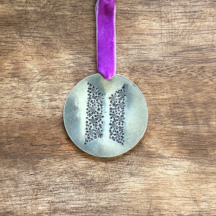 BTS ARMY Logo Ornament Holiday Christmas Wall Hanging