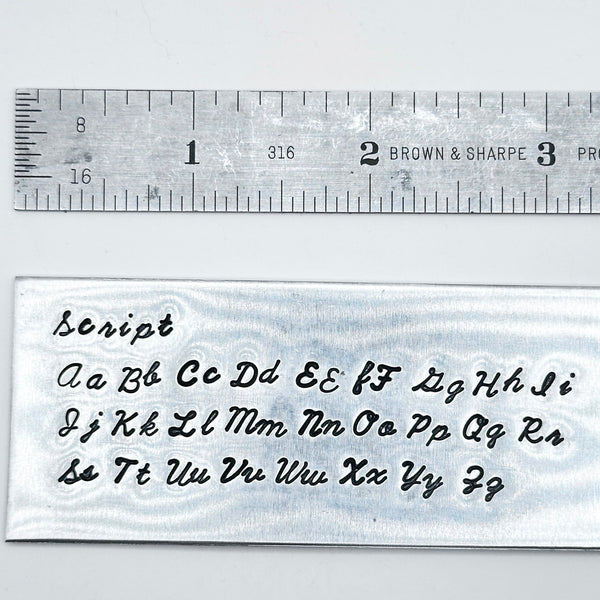 Script uppers + lowers 3mm