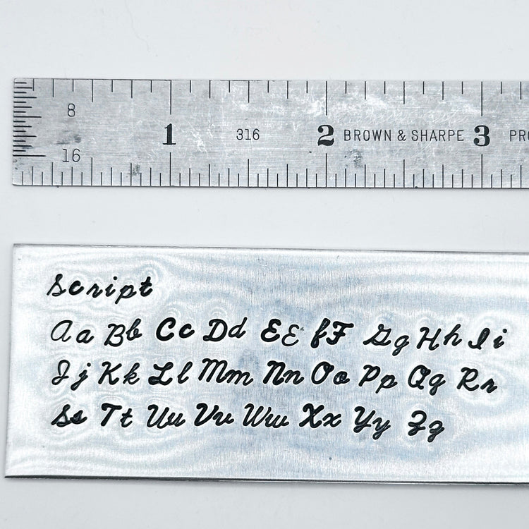 Script uppers + lowers 3mm