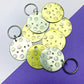 BTS HOPE Hand Stamped Keychain Key Tag Handmade bts ARMY Minimal Subtle Merch