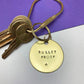 BTS Bulletproof Keychain ARMY Merch Gift Hand Stamped