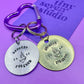 BTS Bangtan Forever Keychain BTS Merch ARMY Gift Handmade Handstamped Kpop Gift