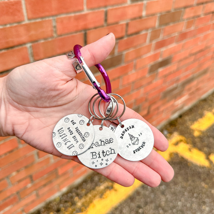 BTS Borahae B*tch Keychain BTS Merch ARMY Gift Kpop Funny Handmade