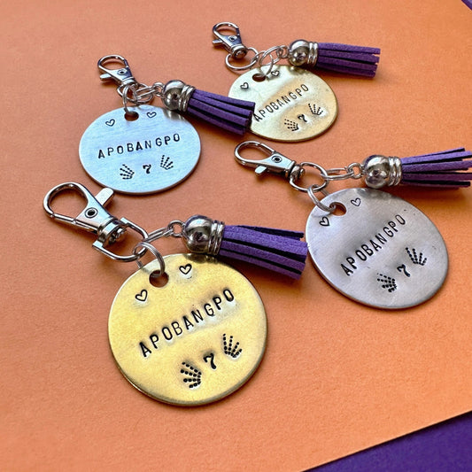 BTS Merch APOBANGPO! ARMY Keychain Bangtan Gift