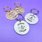 BTS Bangtan Forever Keychain BTS Merch ARMY Gift Handmade Handstamped Kpop Gift