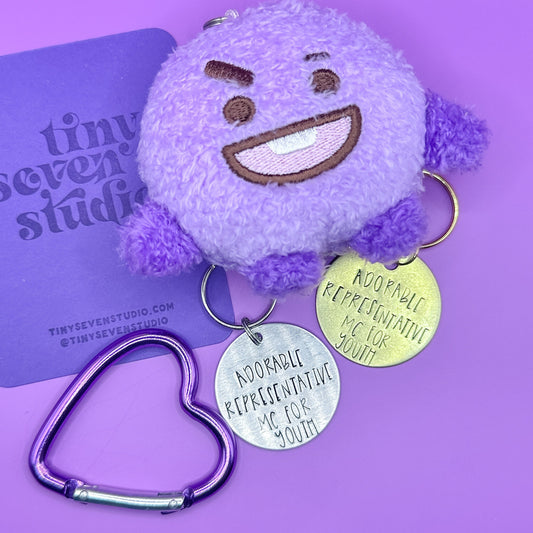 BTS ARMY Legal Name Keychain Merch Adorable Representative MC For Youth