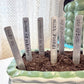 BTS Hand Stamped Plant Stake Garden Marker Funny Puns ARMY Gift