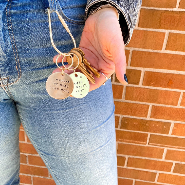 Dope Old Person Keychain Namjoon BTS Key Ring Gift Adult ARMY