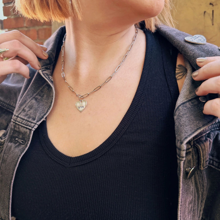 Agust D MYG Initial Necklace Paperclip Chain Suga Yoongi ARMY Gift Charm