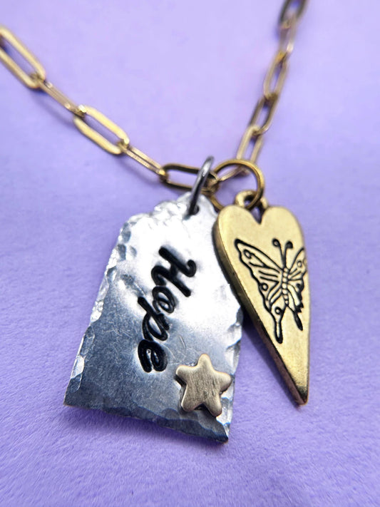 JHope Necklace Hope On The Stage Merch Hope Butterfly HOTS BTS Hobi