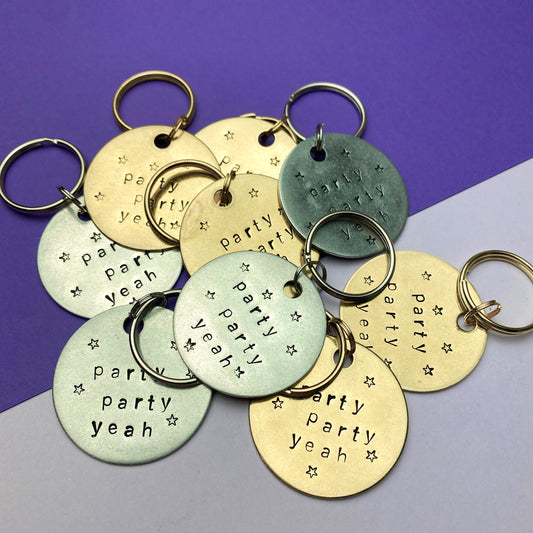 Party Party Yeah Keychain