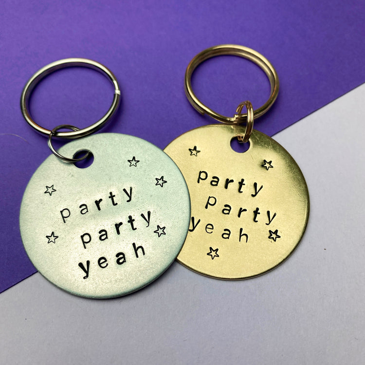 Party Party Yeah Keychain