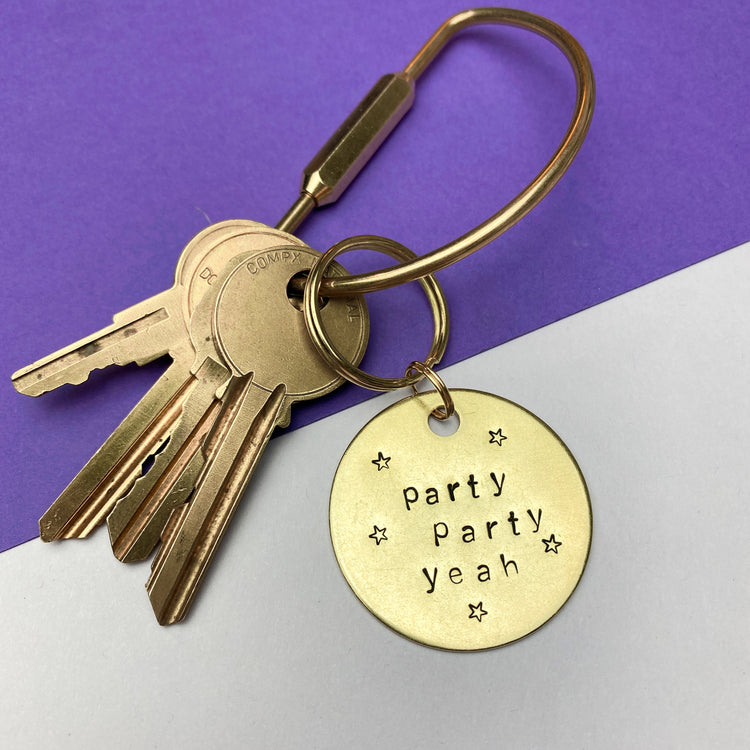 Party Party Yeah Keychain