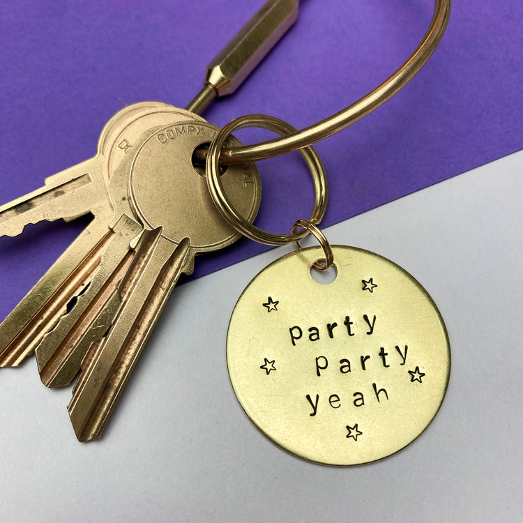 Party Party Yeah Keychain