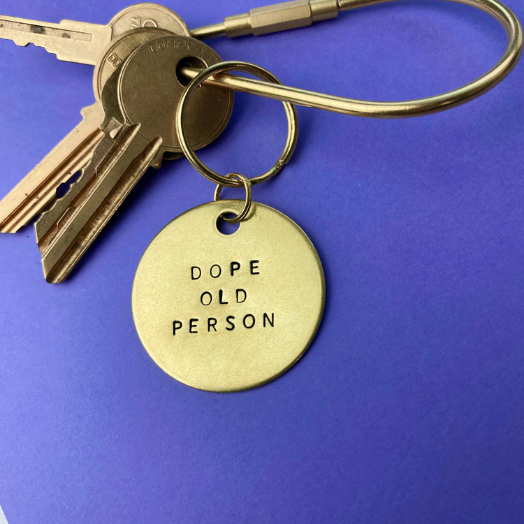 Custom Stamped Keychain