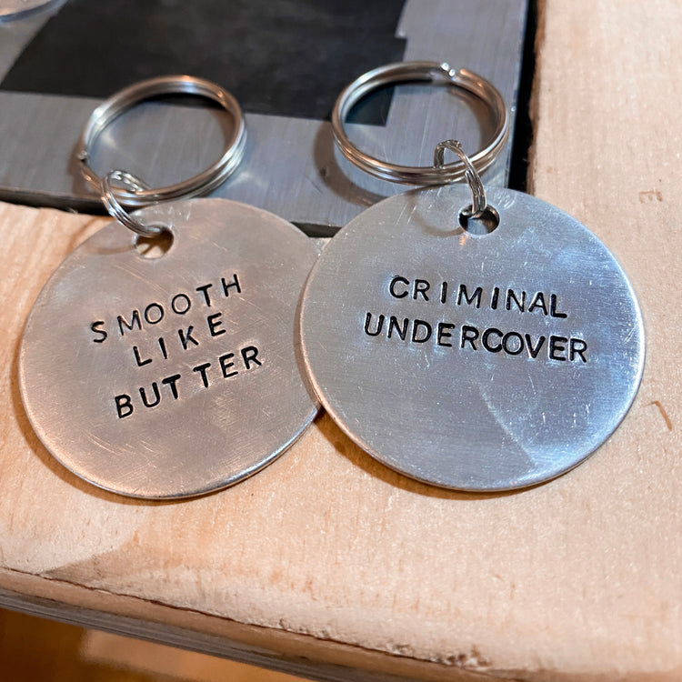 Custom Stamped Keychain