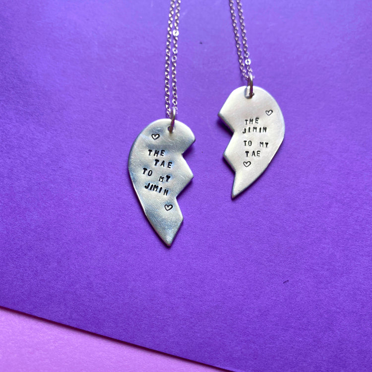 Jimin To My Tae Best Friend Necklace