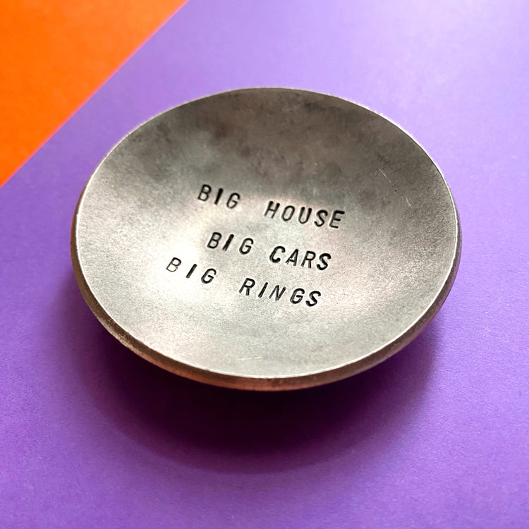 Big House Big Cars Big Rings Trinket Ring Dish