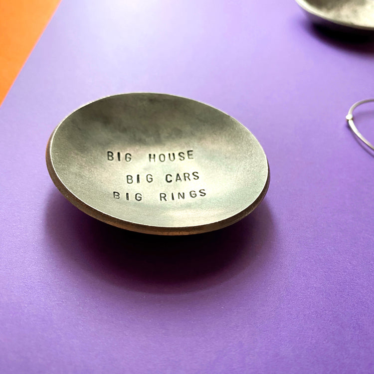 Big House Big Cars Big Rings Trinket Ring Dish