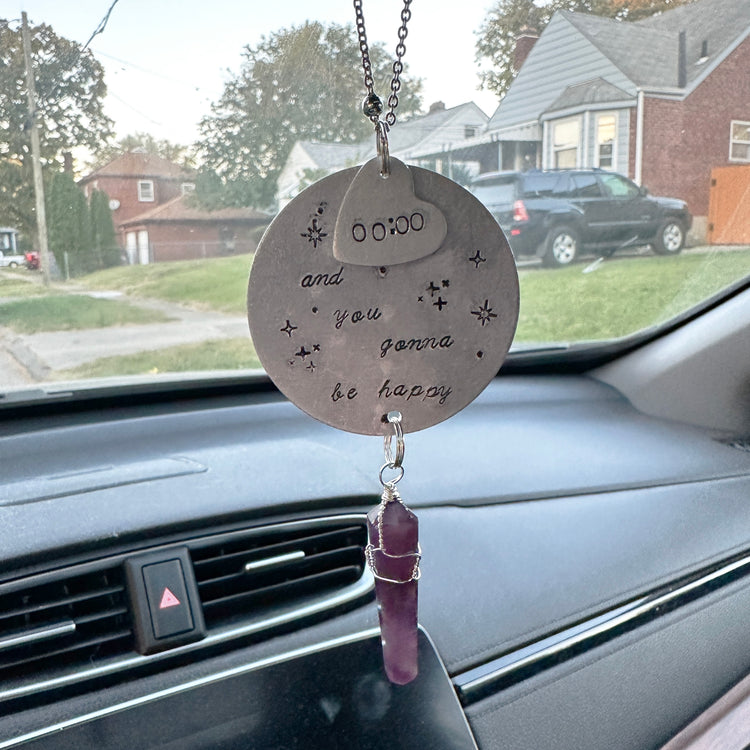 00:00 BTS Car Charm With Crystal