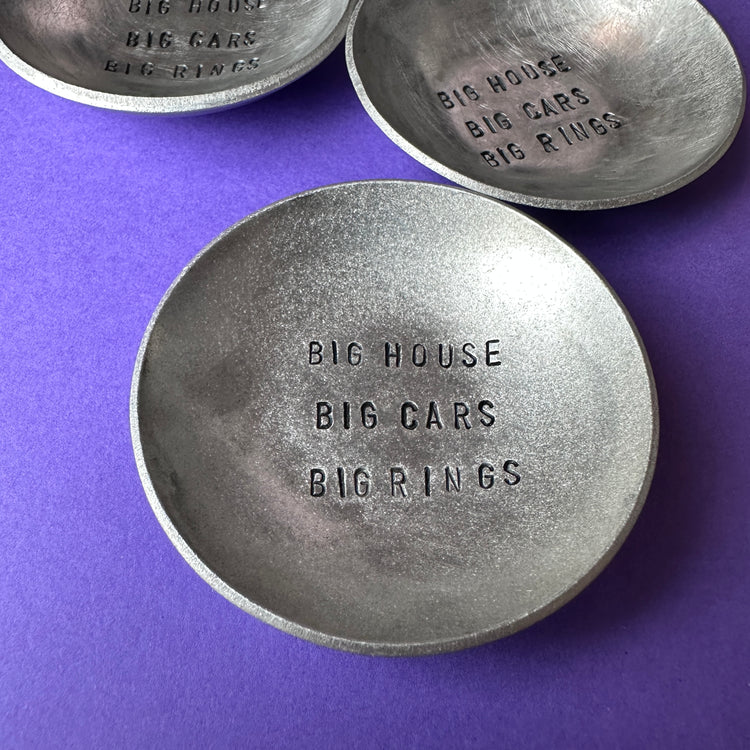 Big House Big Cars Big Rings Trinket Ring Dish