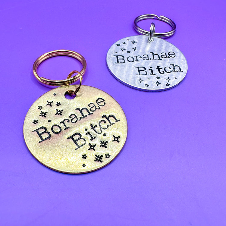 Borahae B*tch Keychain