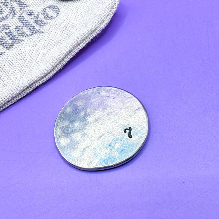 Custom Pewter Pocket Pebbles, Worry Stone, Love Token